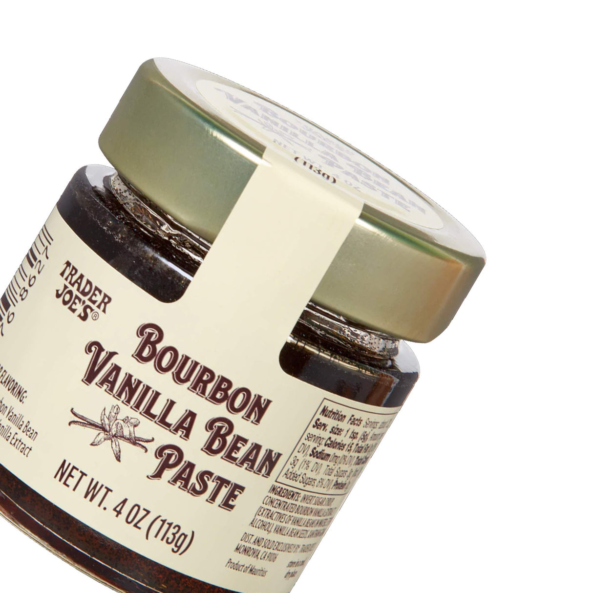 Bourbon Vanilla Bean Paste 4 oz