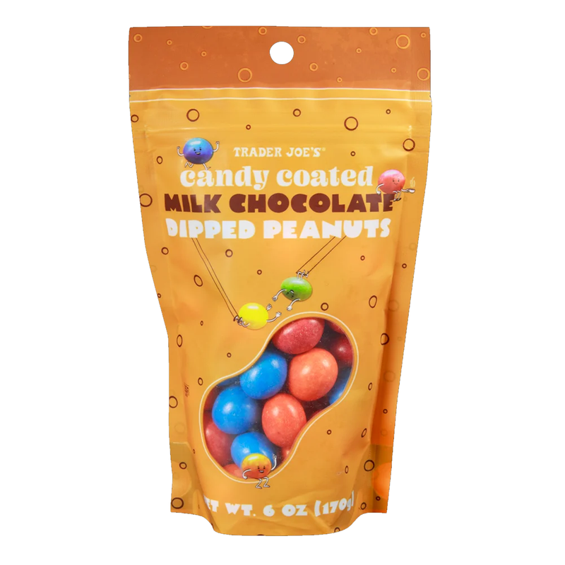 Trader Joes Candy Coated Chocolate Peanuts 6 Oz