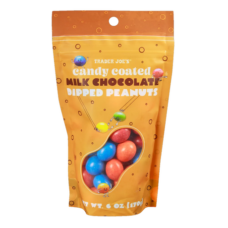 Trader Joes Candy Coated Chocolate Peanuts 6 Oz