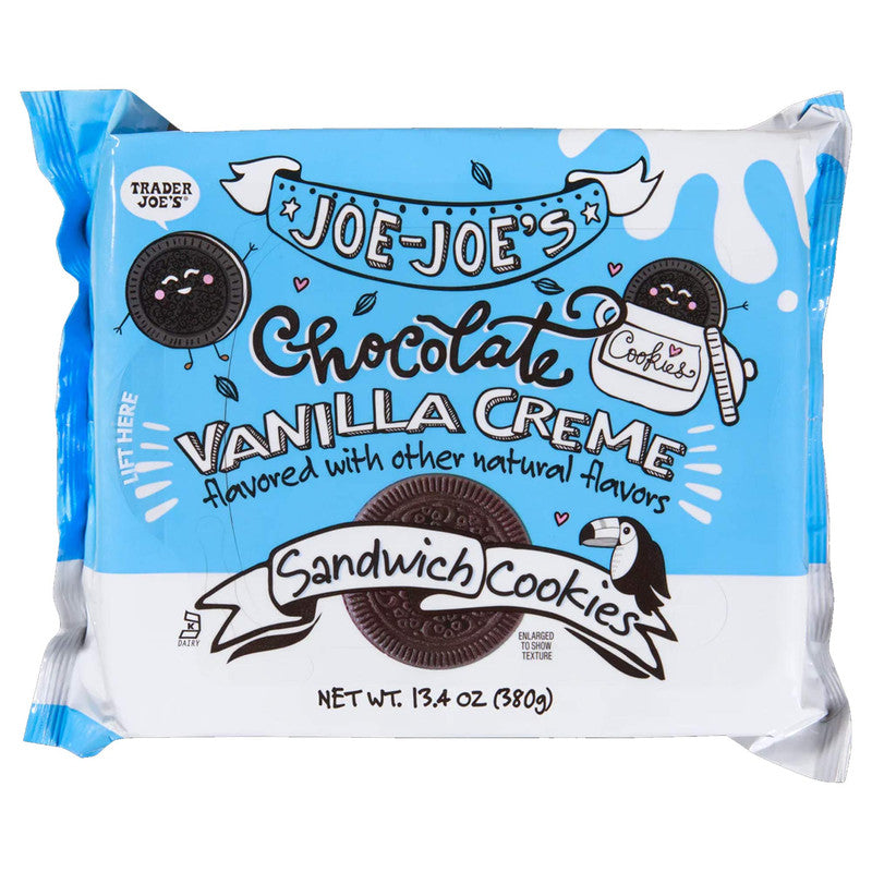 Chocolate Vanilla Creme Joe Joe's 13.4 Oz