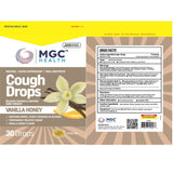 Vanilla Honey Cough Drops 30ct MGC Health Lozenges