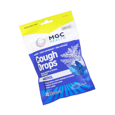 MGC Health Cough Drops 30ct Menthol Relief