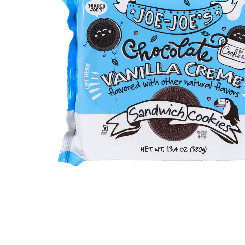 Chocolate Vanilla Creme Joe Joe's 13.4 Oz