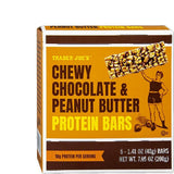 Trader Joe's Chewy Chocolate & Peanut Butter Protein Bars 7.05 oz