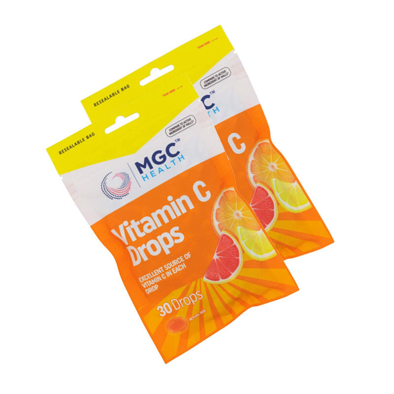MGC Health Cough Drops 30ct Vitamin C Boost