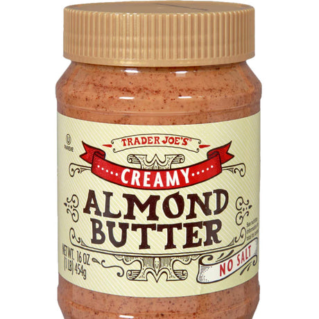 Creamy Almond Butter No Salt 16 Oz