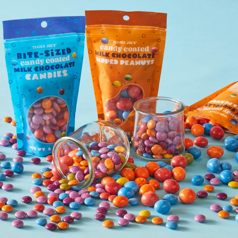 Trader Joes Candy Coated Chocolate Peanuts 6 Oz