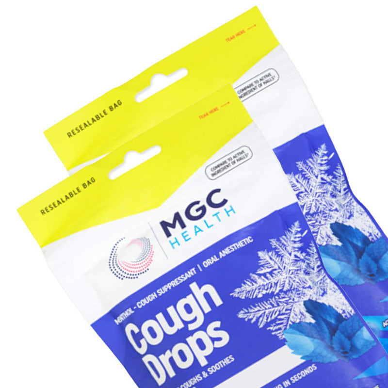 MGC Health Menthol Cough Drops 30ct Pack