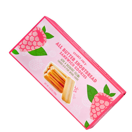 All Butter Shortbread Sandwich Cookies with Raspberry Filling 5.29 oz