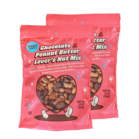 Chocolate & Peanut Butter Lover's Nut Mix 12 Oz