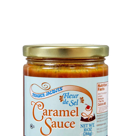 Trader Joe's Salty Caramel Delight Fleur de Sel Caramel Sauce 10 Oz