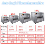 15kgs /30kgs/60kgs Commercial Spiral Bread Pizza Dough Mixer Machine Flour Mixer Industrial for Sale