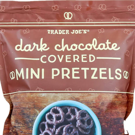 Dark Chocolate Covered Mini Pretzels 12 oz