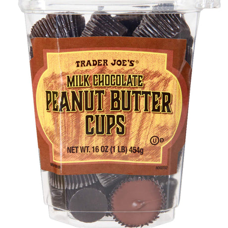 Trader Joe’s Milk Chocolate Peanut Butter Cups 16 Oz