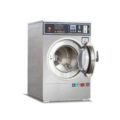 15kg to 30kg Industrial Front Load Washing Machines with Coin Operated System