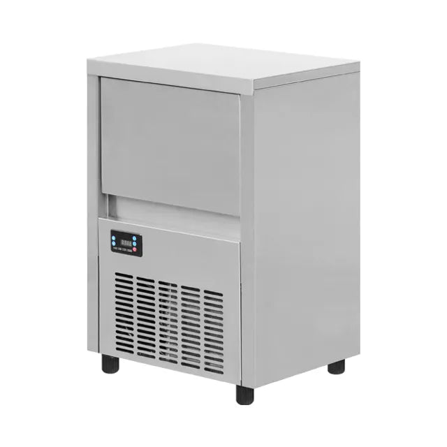 Large Capacity Commercial Crescent Ice Maker – Fast Production Electric Ice Machine for Household and Business Use