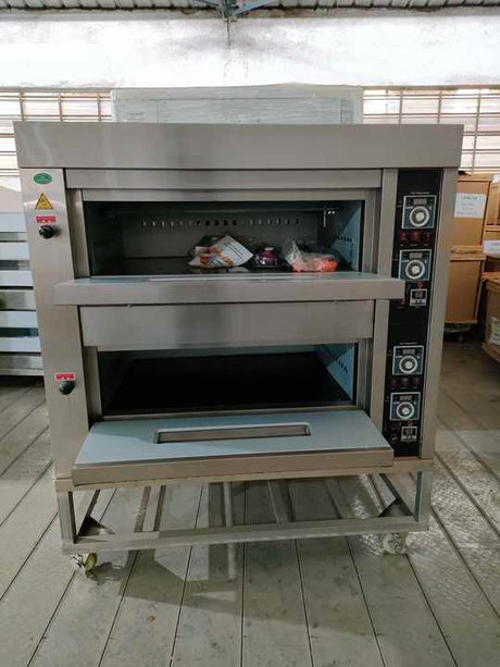 Commercial 3 Deck 6 Trays Commercial Kitchen Electric Oven Bakery Machine Equipment Baking Deck Oven