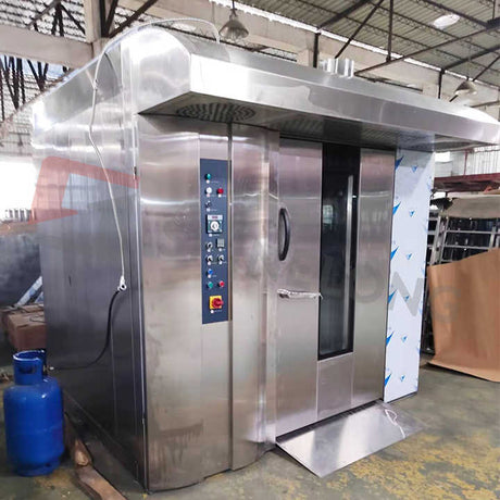 Commercial Gas Diesel Rotary Oven 32 Trays Electric Bakery Oven Rotary Oven for Baking