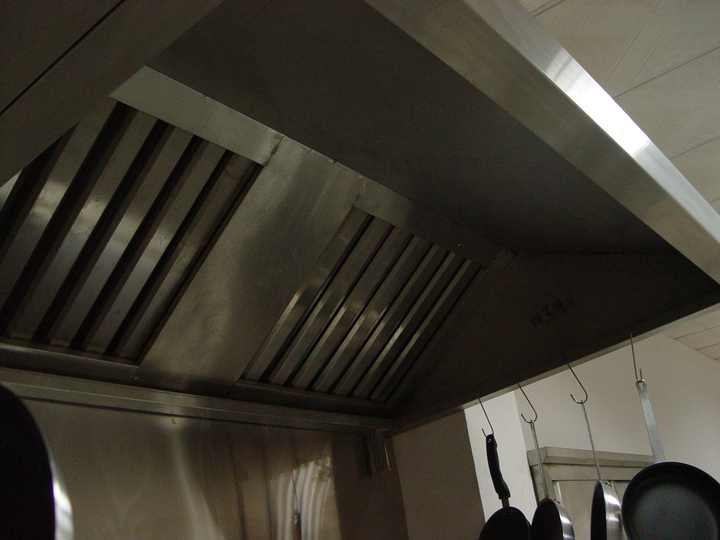 Stainless steel hood