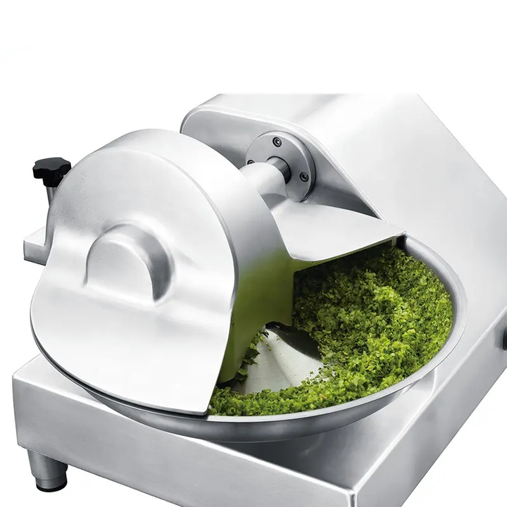 Meat Vegetable Fruit Bowl Cutter Machine Commercial Meat Sausage Bowl Chopper Salad Cutter Kitchen Equipment