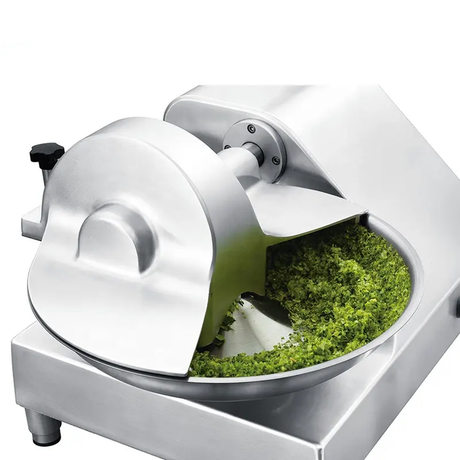 Meat Vegetable Fruit Bowl Cutter Machine Commercial Meat Sausage Bowl Chopper Salad Cutter Kitchen Equipment