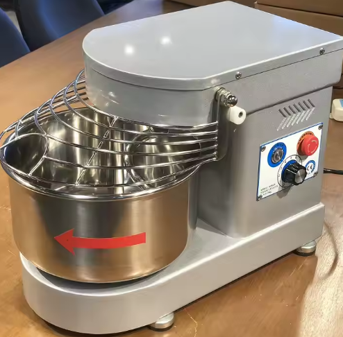 7L Household Electric Flour Mixer Machine Bread Dough Spiral Mixer for Bakery Pizza Bread Cake Food Preparation