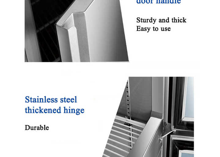 High Quality Commercial Kitchen Equipment Stainless Steel Kitchen Freezer