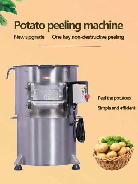 Efficient Potato Scrubbing Cleaning and Peeling Machine/Industrial Grade Potato Cleaning and Peeling Equipment