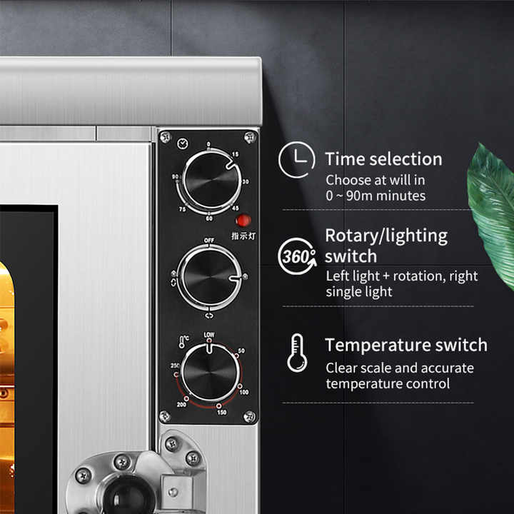 70L Commercial Air Fryer Convection Oven New High Productivity Restaurants Hotels Food Shops Grill Plate Included