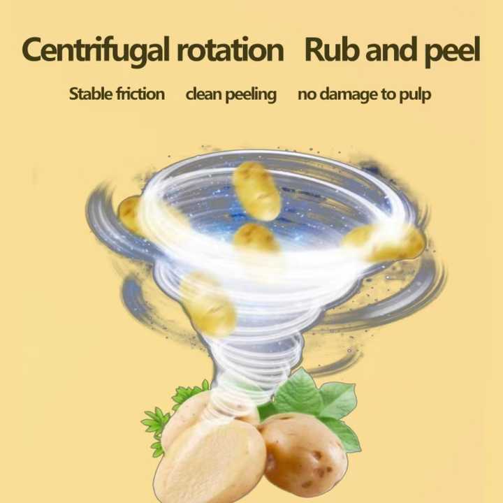 Professional Sweet Potatoes Processing Machinery Potato Peeling and Washing Machin