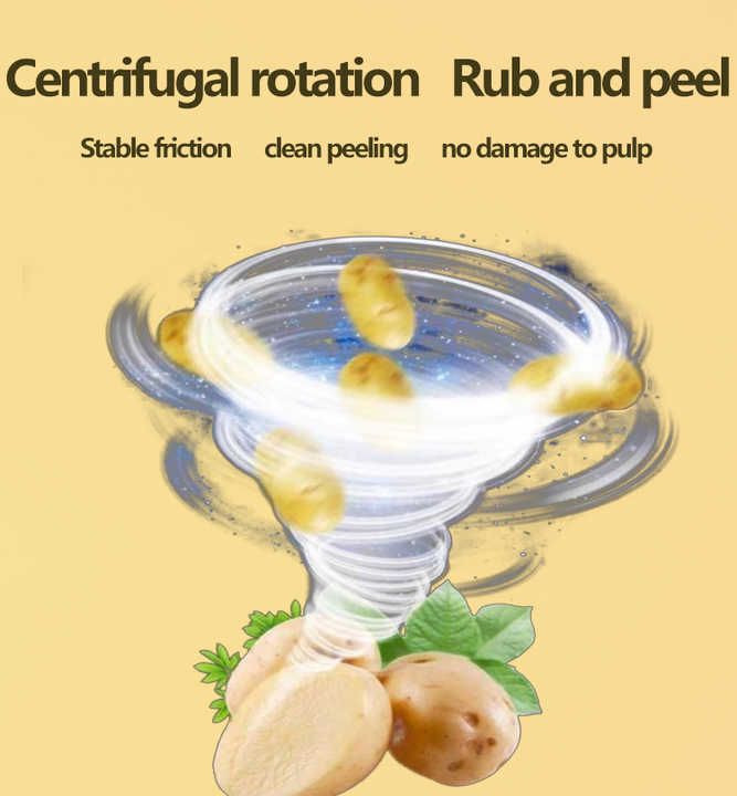 Efficient Potato Scrubbing Cleaning and Peeling Machine/Industrial Grade Potato Cleaning and Peeling Equipment