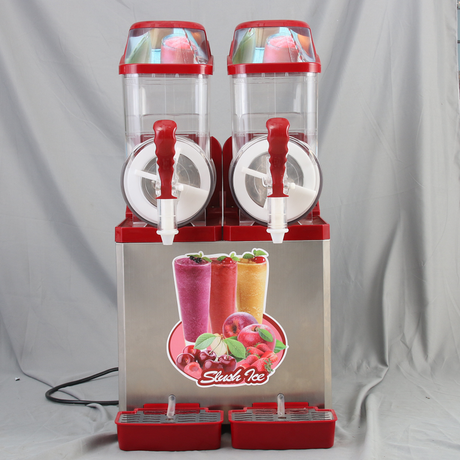 Commercial Double Bowl Smoothie and Slushy Machine – Industrial Frozen Drink Dispenser