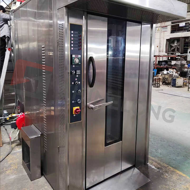 Commercial Gas Diesel Rotary Oven 32 Trays Electric Bakery Oven Rotary Oven for Baking