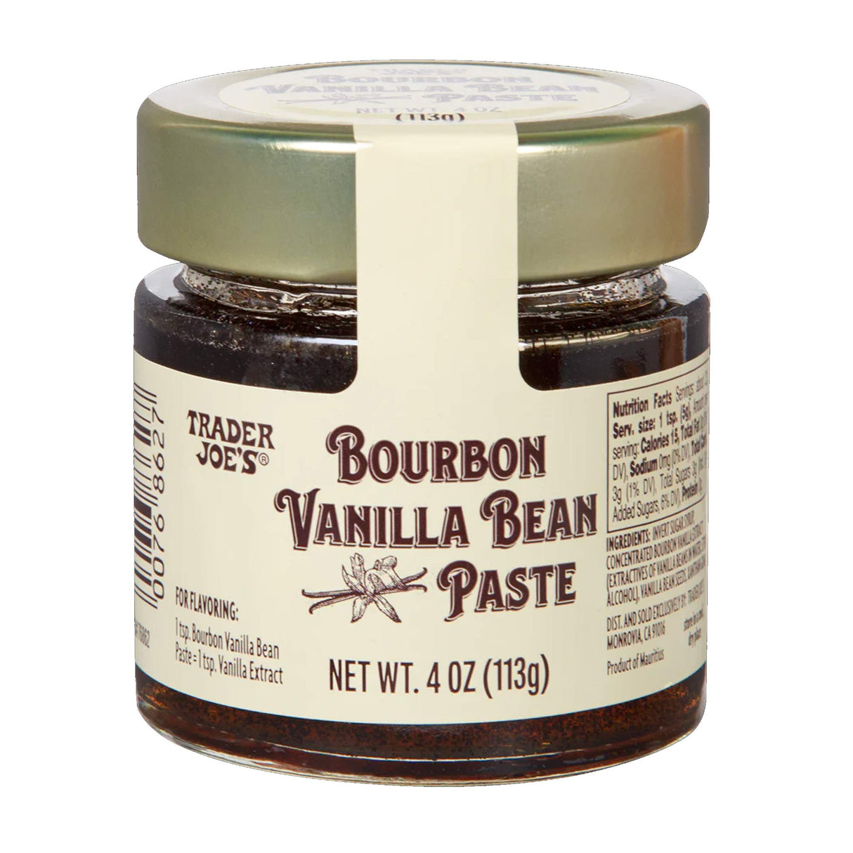 Bourbon Vanilla Bean Paste 4 oz