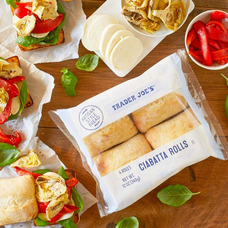 Ciabatta Rolls 12 oz Light & Crispy