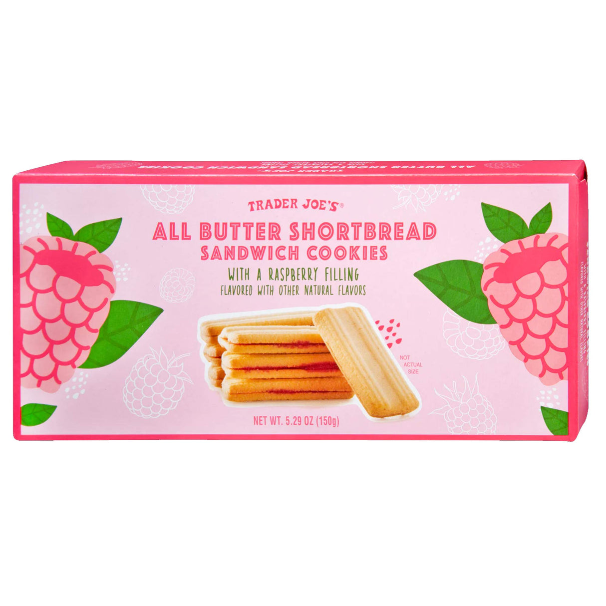 All Butter Shortbread Sandwich Cookies with Raspberry Filling 5.29 oz
