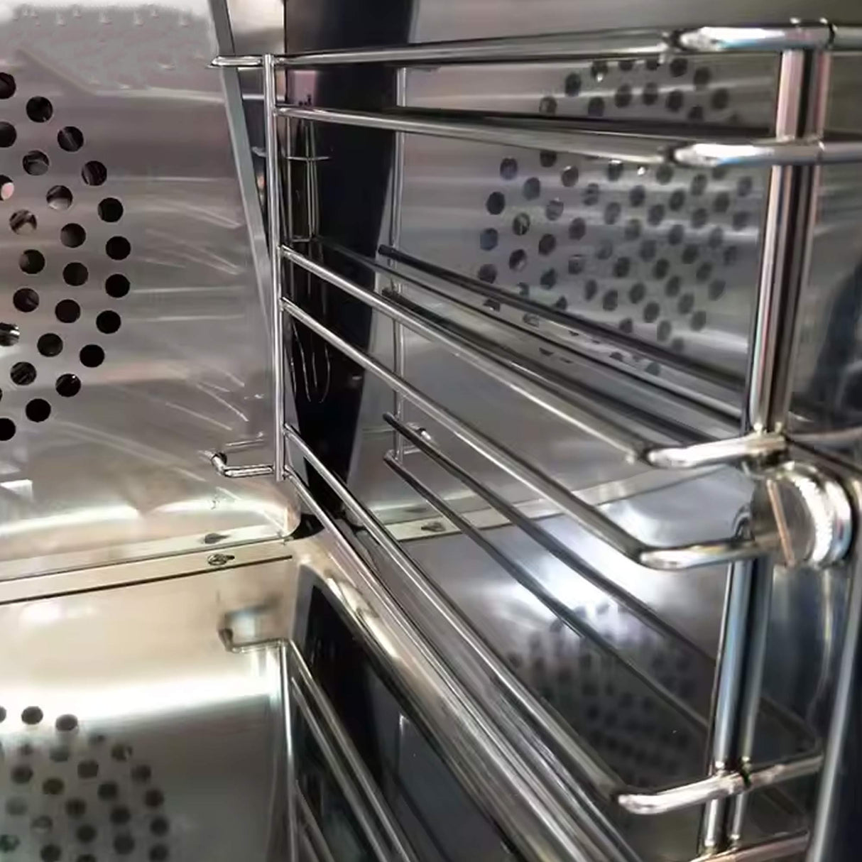 Commercial Stainless Steel Perspective Convection Bakery Oven/China Hot air 3 Tray Industrial Convection Oven