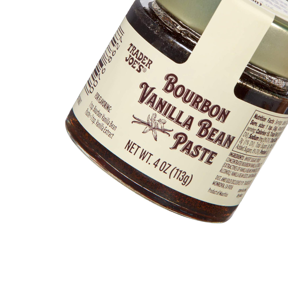 Bourbon Vanilla Bean Paste 4 oz