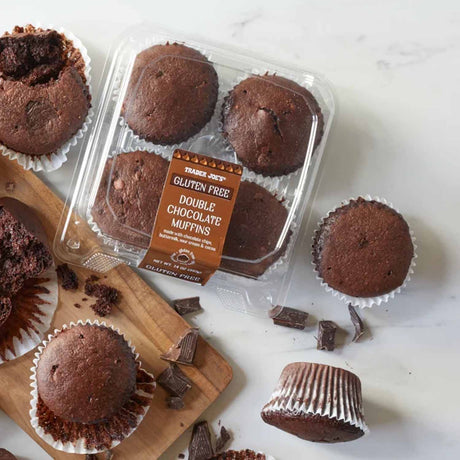 Trader Joe’s Gluten Free Double Chocolate Muffins 14 Oz