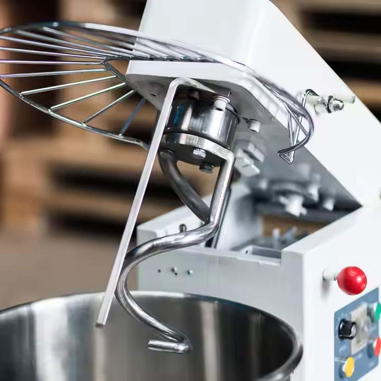 40 Liters Spiral Dough Mixer with Raising Head and Removable Bowl HS40T