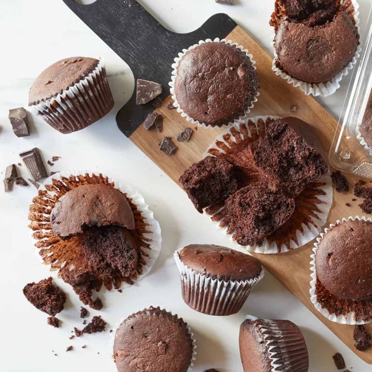 Trader Joe’s Gluten Free Double Chocolate Muffins 14 Oz