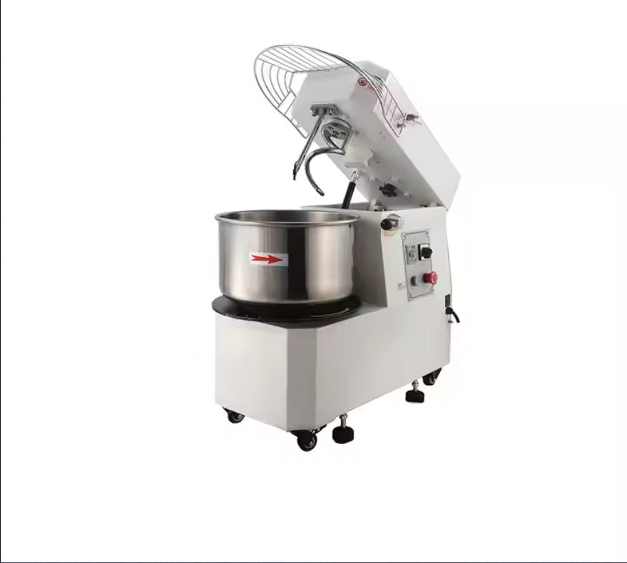 Commercial 304 Stainless Steel Flour Dough Mixer Planetary Spiral Equipment for Bakery; for Wheat Corn Water in Flour Mills